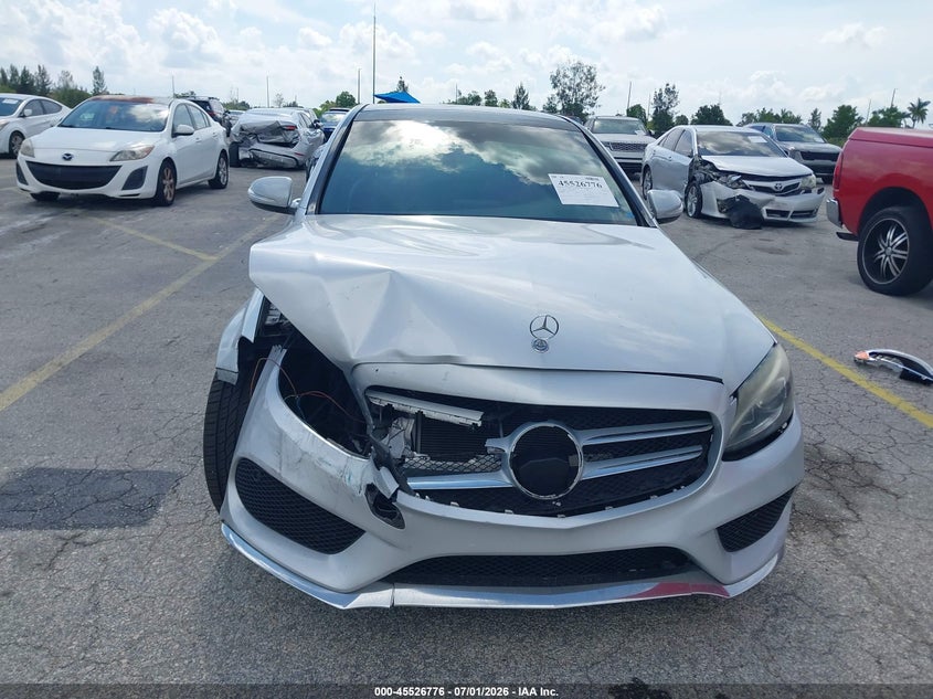 MERCEDES-BENZ C 300 2015 VIN 55SWF4JB2FU086954
