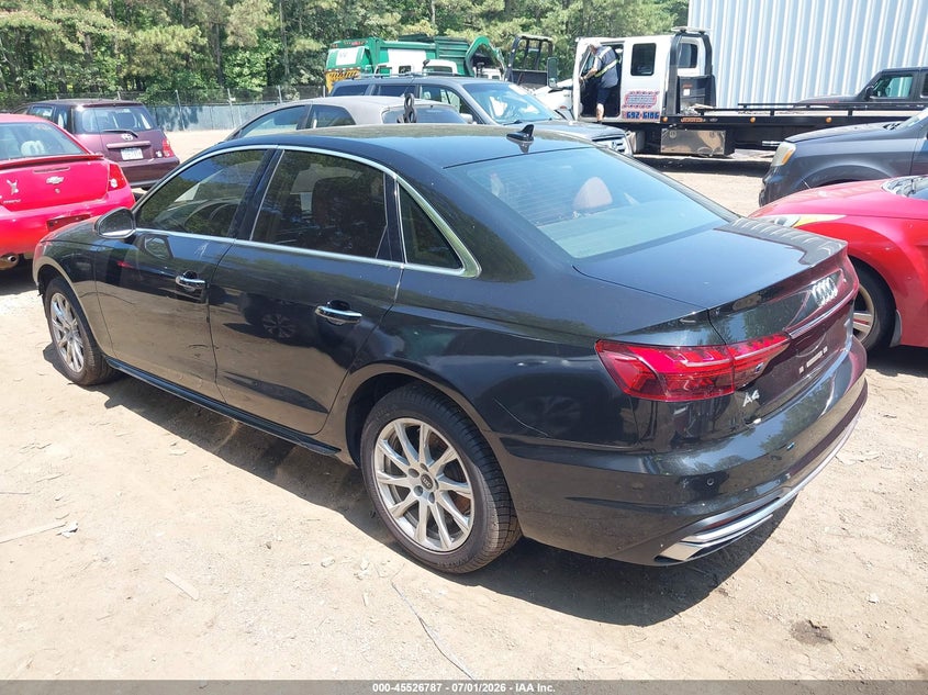 Vin: wauabaf43mn016004, lot: 46025031, audi a4 premium 40 tfsi quattro s tronic 20213