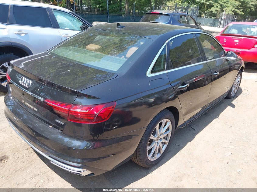 Vin: wauabaf43mn016004, lot: 46025031, audi a4 premium 40 tfsi quattro s tronic 20214