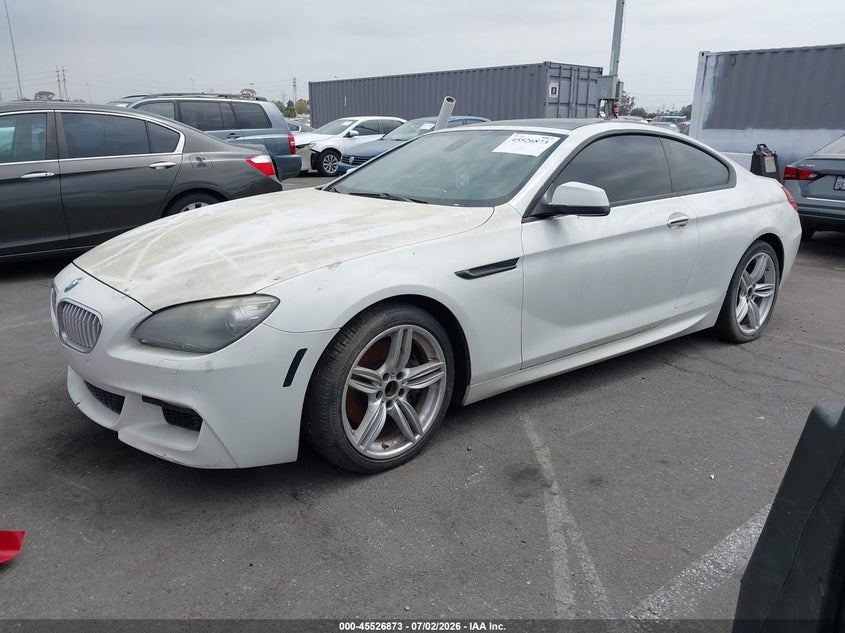 Vin: wbalx3c53cdv77472, lot: 46025117, bmw 650i 20122