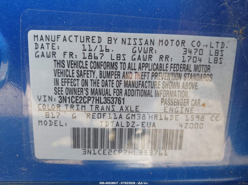 AtlanticExpress - Nissan Versa Note