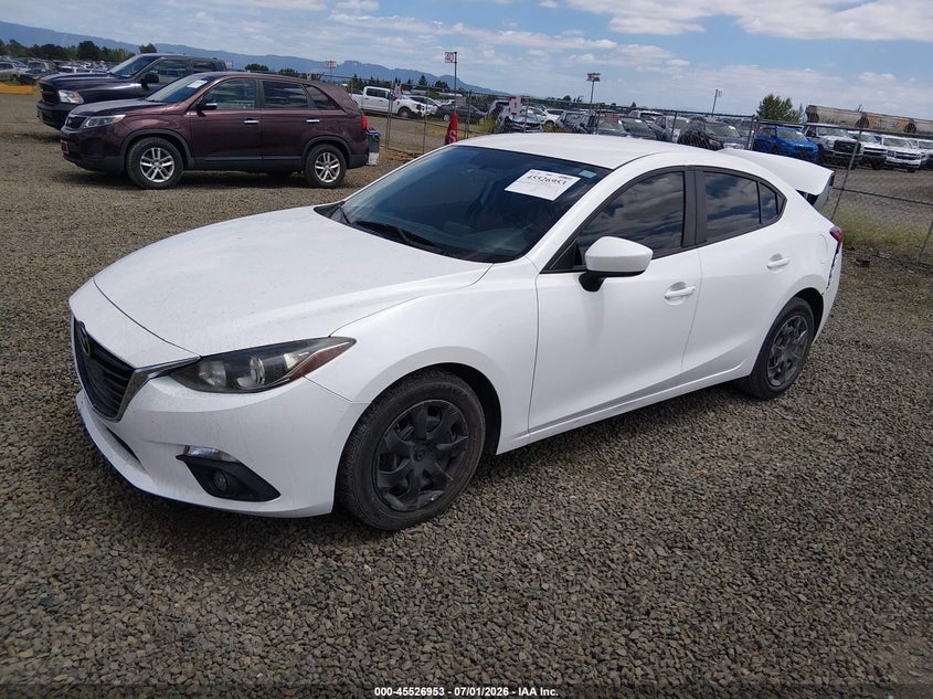 Vin: jm1bm1u79e1176458, lot: 46025197, mazda mazda3 i sport 20142