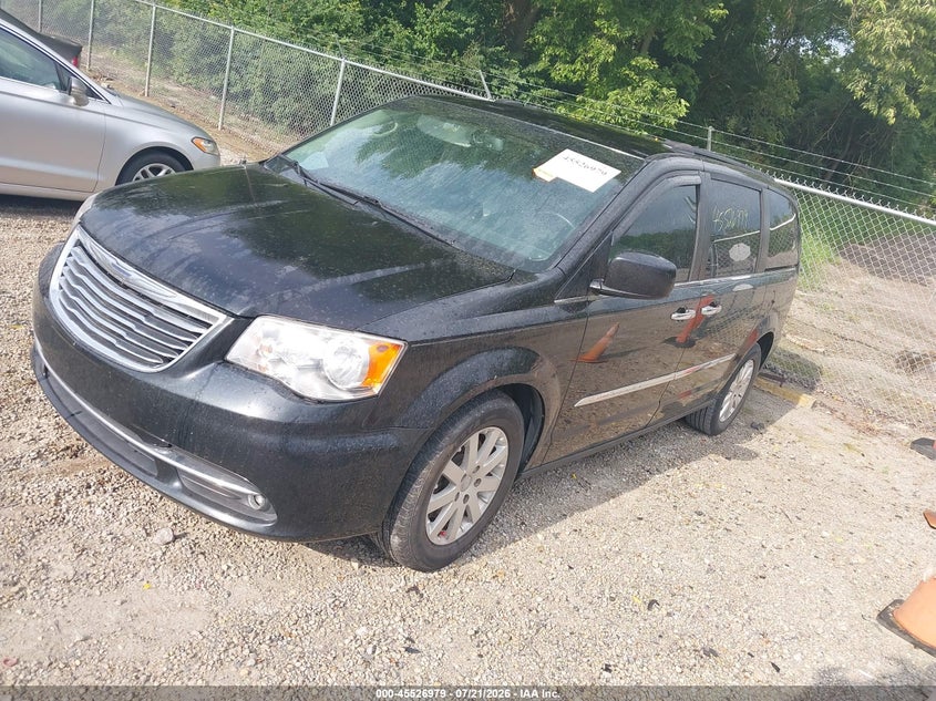 Vin: 2c4rc1bg0gr305951, lot: 46025223, chrysler town & country touring 20162