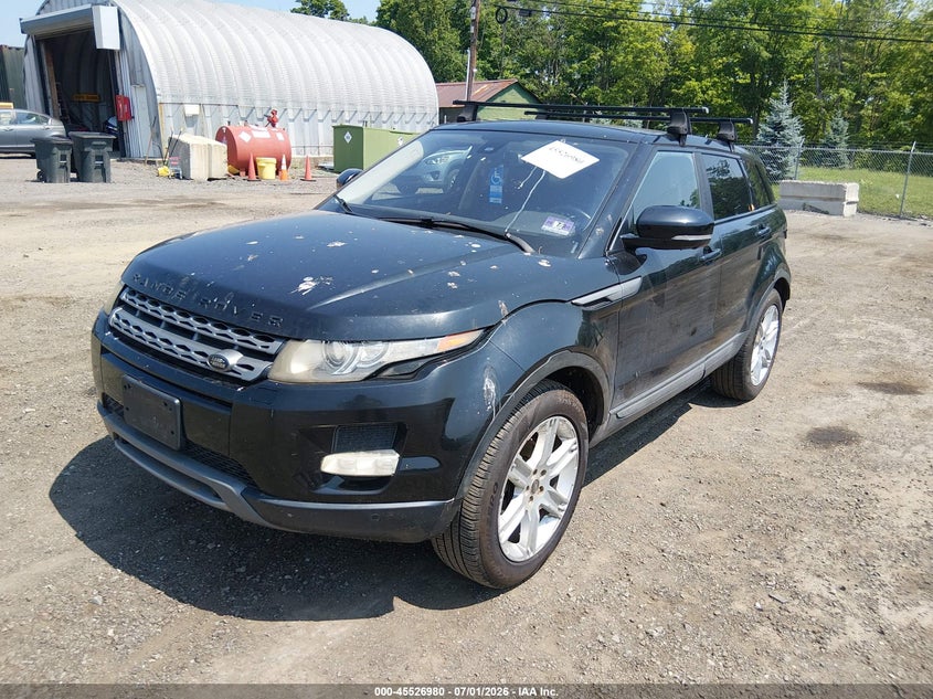 Vin: salvr2bg3dh807260, lot: 46025224, land rover range rover evoque pure 20132