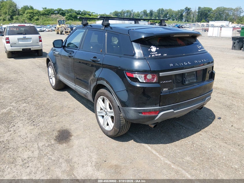 Vin: salvr2bg3dh807260, lot: 46025224, land rover range rover evoque pure 20133