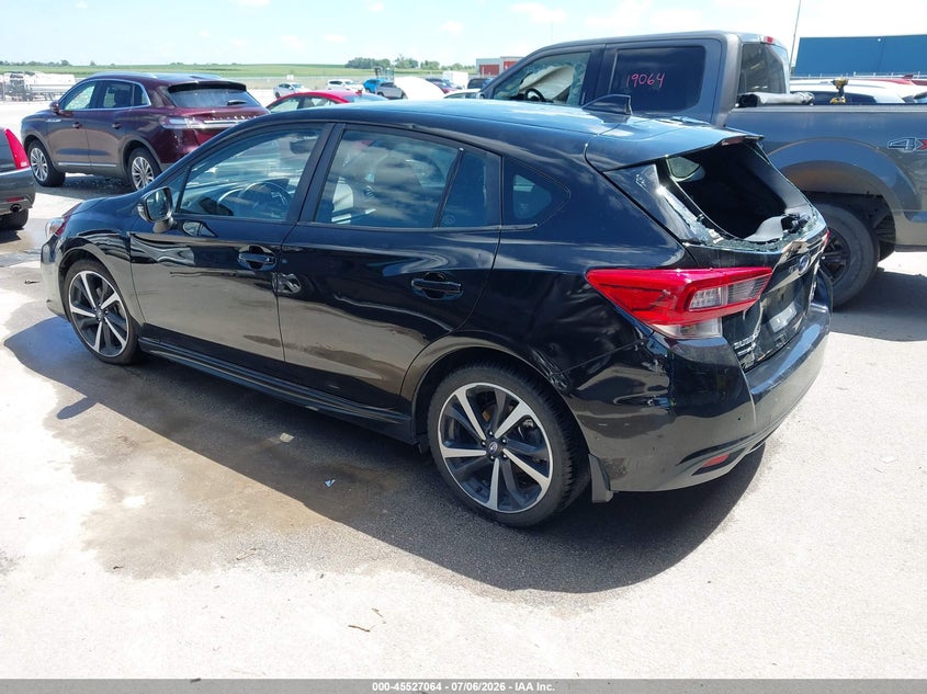 Vin: 4s3gtam69l3720376, lot: 46025309, subaru impreza sport 5-door 20203