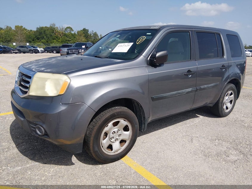 Vin: 5fnyf3h26db017790, lot: 46025369, honda pilot lx 20132