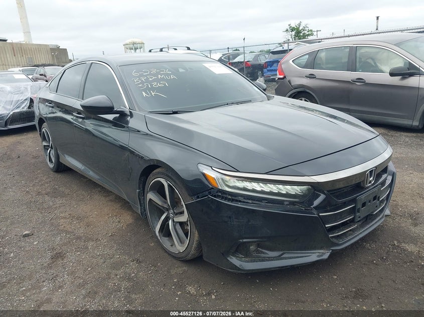 2021 Honda Accord Sport VIN: 1HGCV1F38MA076962 Lot: 45527126