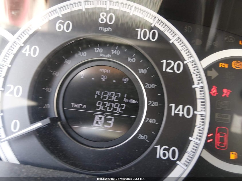 2014 HONDA ACCORD auction photo 7