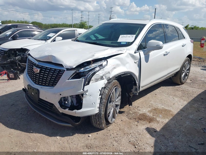 Vin: 1gykncrs9sz144607, lot: 46025417, cadillac xt5 fwd premium luxury 20252