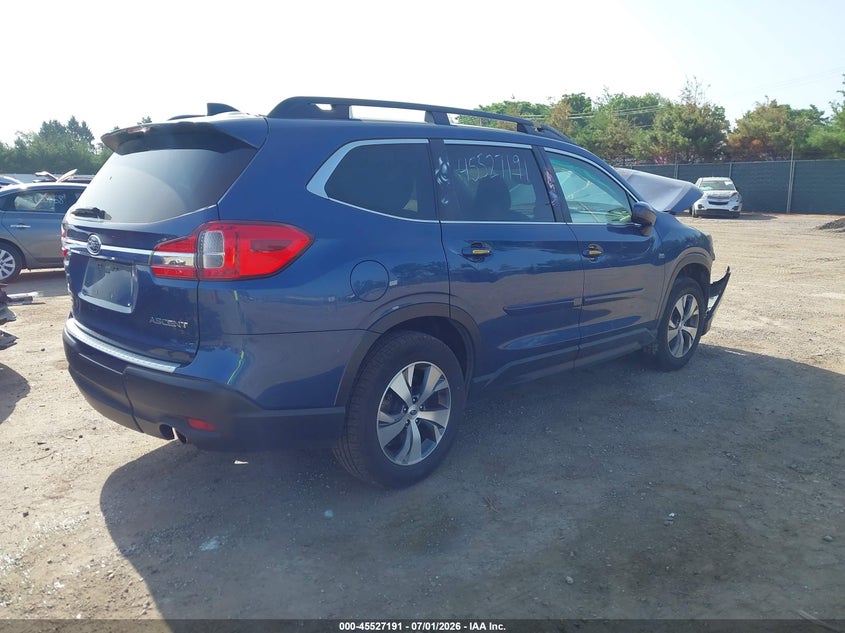 Vin: 4s4wmafd5k3477342, lot: 46025435, subaru ascent premium 20194