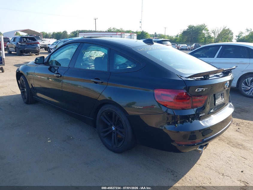 Vin: wba3x5c57ed556428, lot: 46025478, bmw 328i gran turismo xdrive 20143
