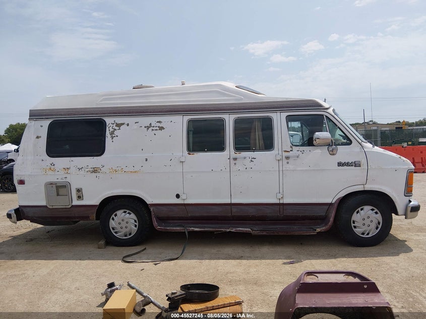 DODGE RAM VAN 1990 VIN 2B7HB21Y4LK724631