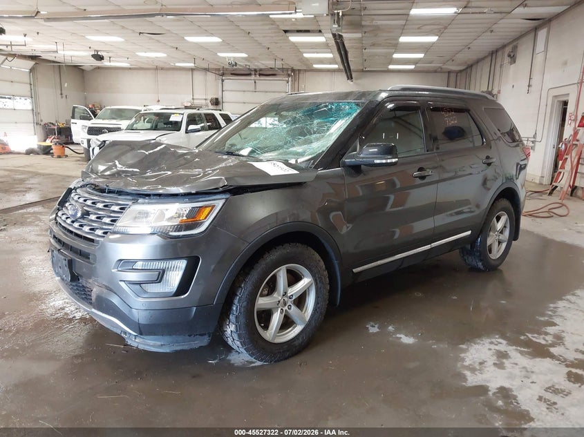 Vin: 1fm5k8d87hga18556, lot: 46025566, ford explorer xlt 20172