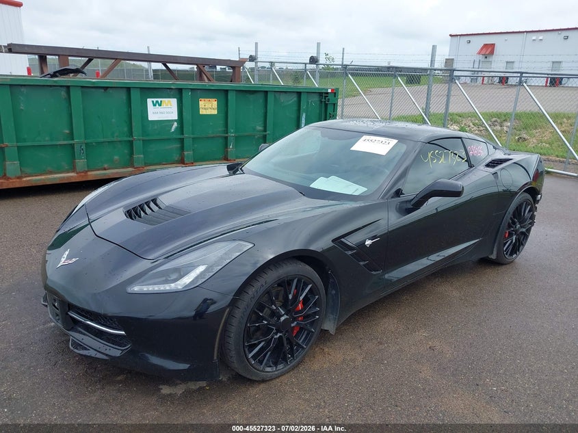 Vin: 1g1yb2d76k5121159, lot: 46025567, chevrolet corvette stingray 20192
