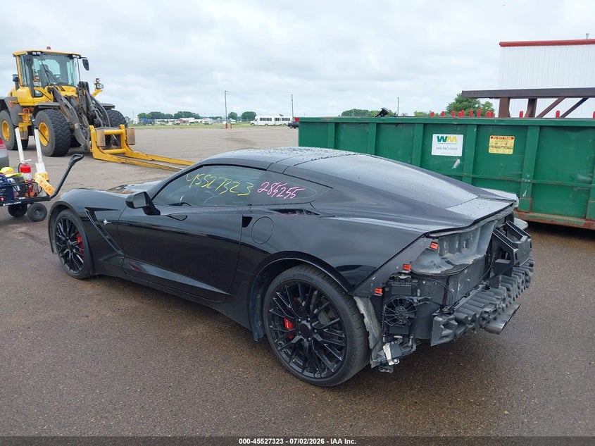 Vin: 1g1yb2d76k5121159, lot: 46025567, chevrolet corvette stingray 20193