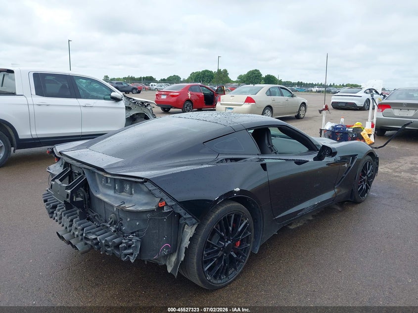 Vin: 1g1yb2d76k5121159, lot: 46025567, chevrolet corvette stingray 20194