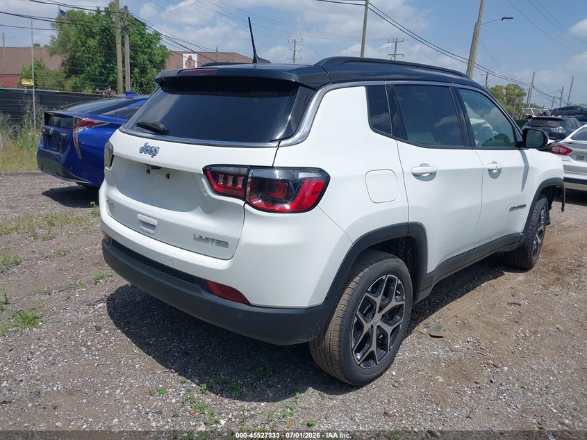 Vin: 3c4njdcn5rt159131, lot: 46025577, jeep compass limited 4x4 20244