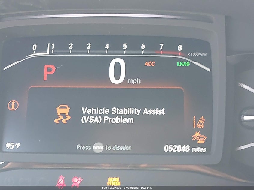 2022 Honda Passport Awd Trailsport VIN: 5FNYF8H6XNB000735 Lot: 45527400