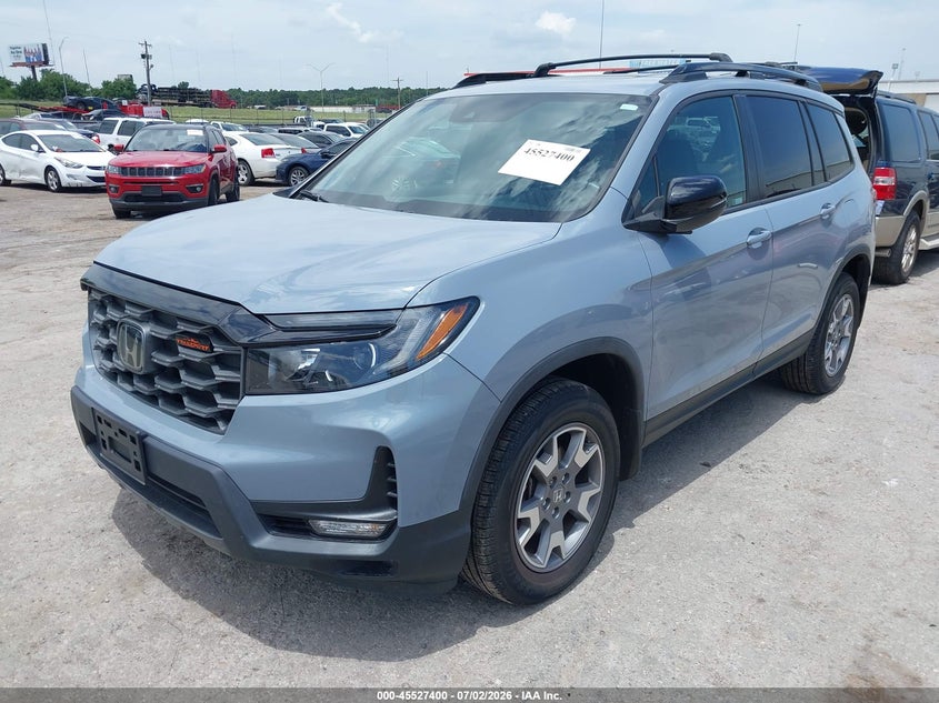 Vin: 5fnyf8h6xnb000735, lot: 46025644, honda passport awd trailsport 20222