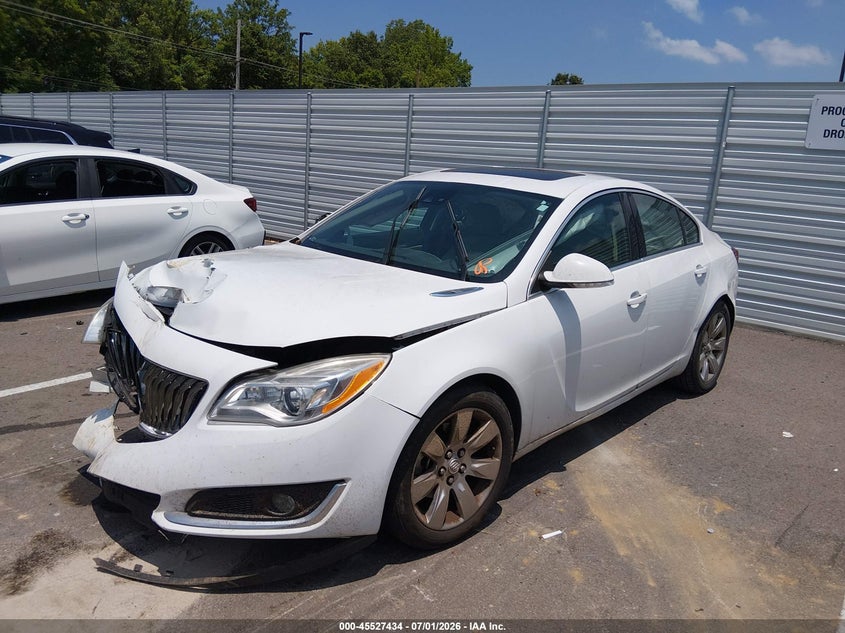 Vin: 2g4gs5gx3g9106821, lot: 46025678, buick regal turbo premium ii 20162