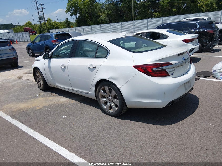 Vin: 2g4gs5gx3g9106821, lot: 46025678, buick regal turbo premium ii 20163