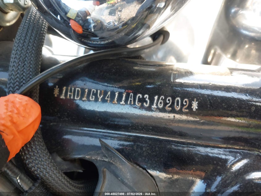 2010 Harley-Davidson Fxdf VIN: 1HD1GY411AC316202 Lot: 45527498
