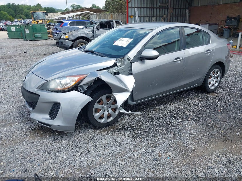 Vin: jm1bl1tg4d1840443, lot: 46025810, mazda mazda3 i sv 20132