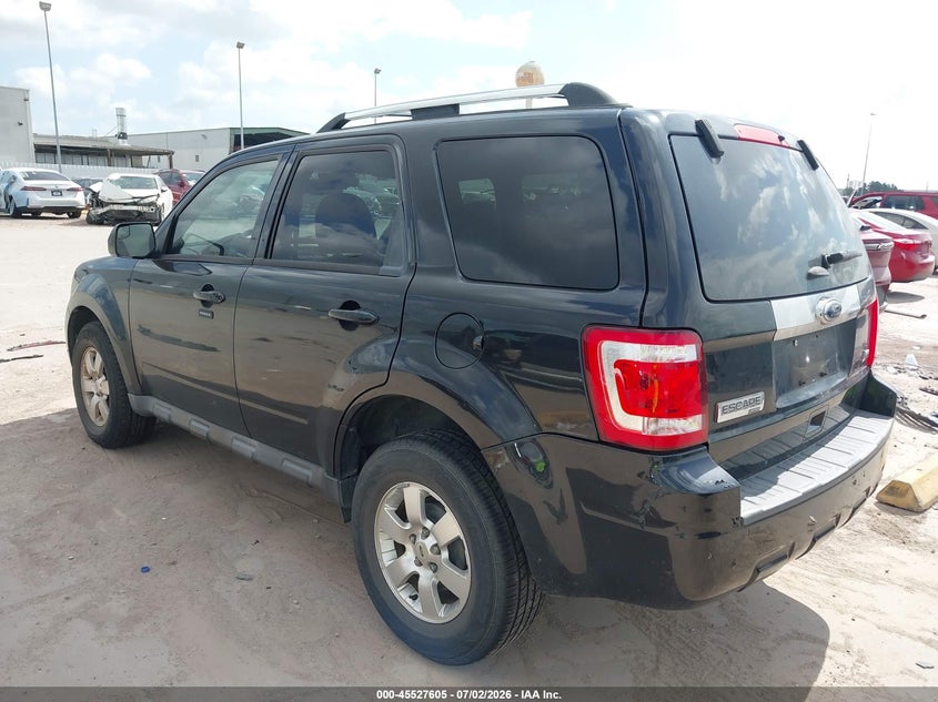 Vin: 1fmcu0egxbkc18862, lot: 46025849, ford escape limited 20113