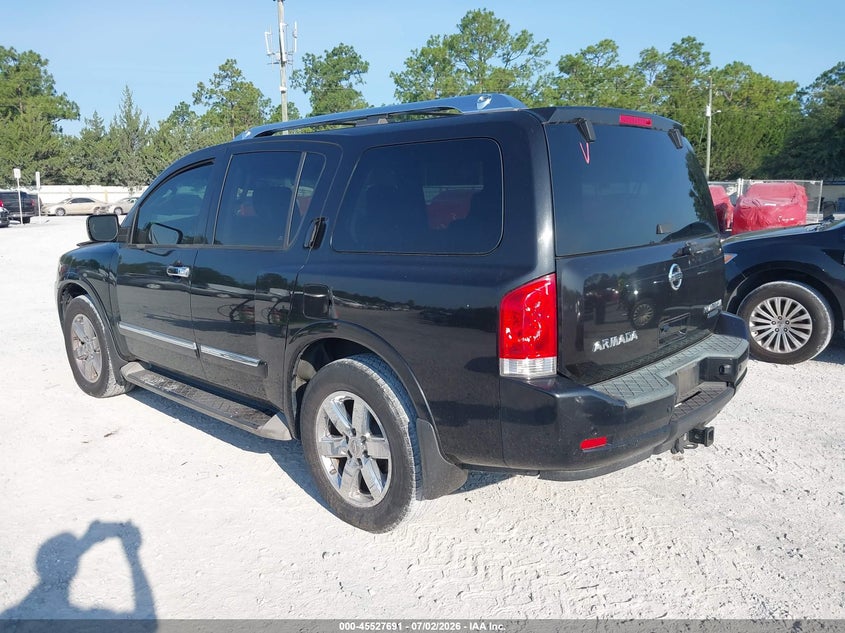 Vin: 5n1ba0nf4bn624436, lot: 46025935, nissan armada platinum 20113