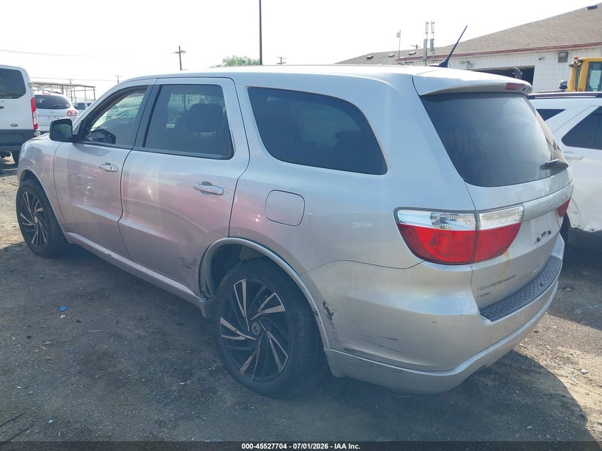 Vin: 1c4rdjag8dc575299, lot: 46025948, dodge durango sxt 20133