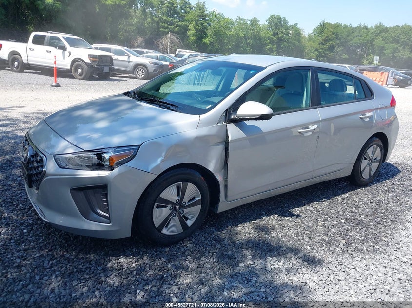 Vin: kmhc65lc4mu245747, lot: 46025965, hyundai ioniq hybrid blue 20212