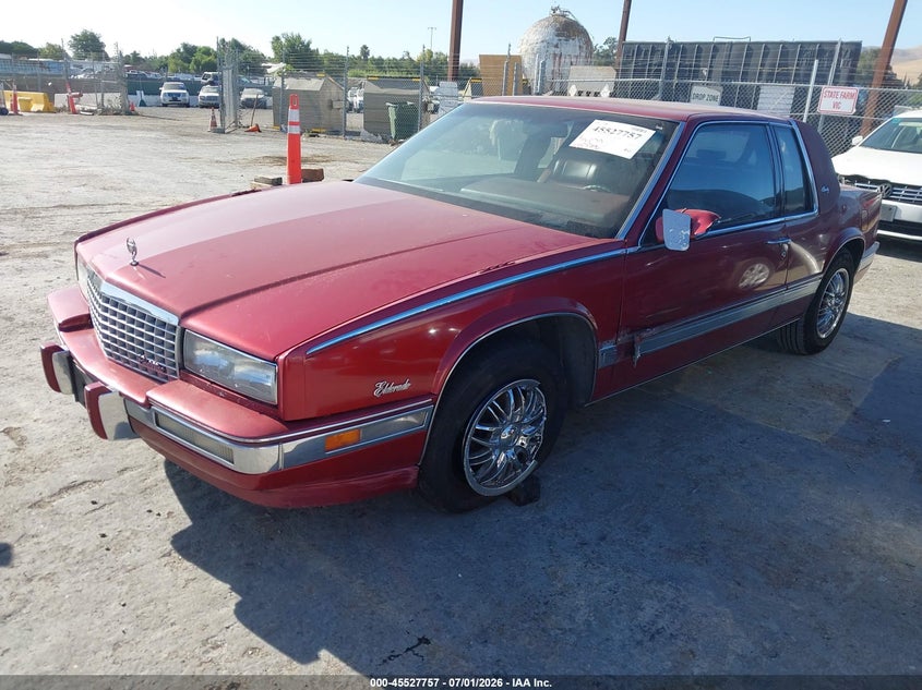 1G6EL1156KU601313 1989 Cadillac Eldorado photo 1