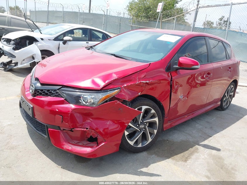 Vin: jtnkarjexgj509128, lot: 46026019, scion im 20162