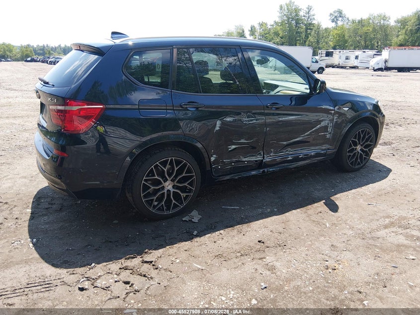 2014 BMW X3 SPORT UTILITY VEHICLE 3.0L I-6 DI, DOHC, VVT, TURBO, 300HP