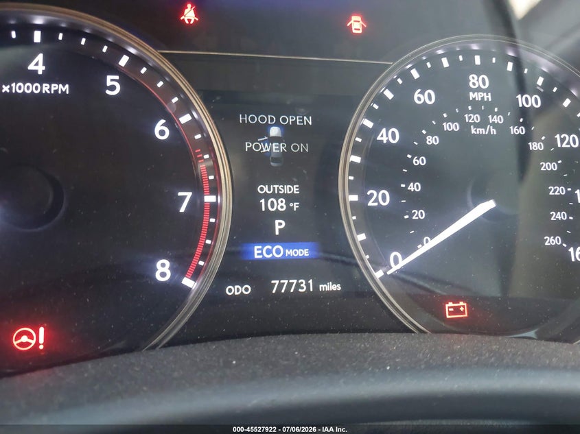 2013 Lexus Gs 350 VIN: JTHBE1BL4D5017138 Lot: 45527922