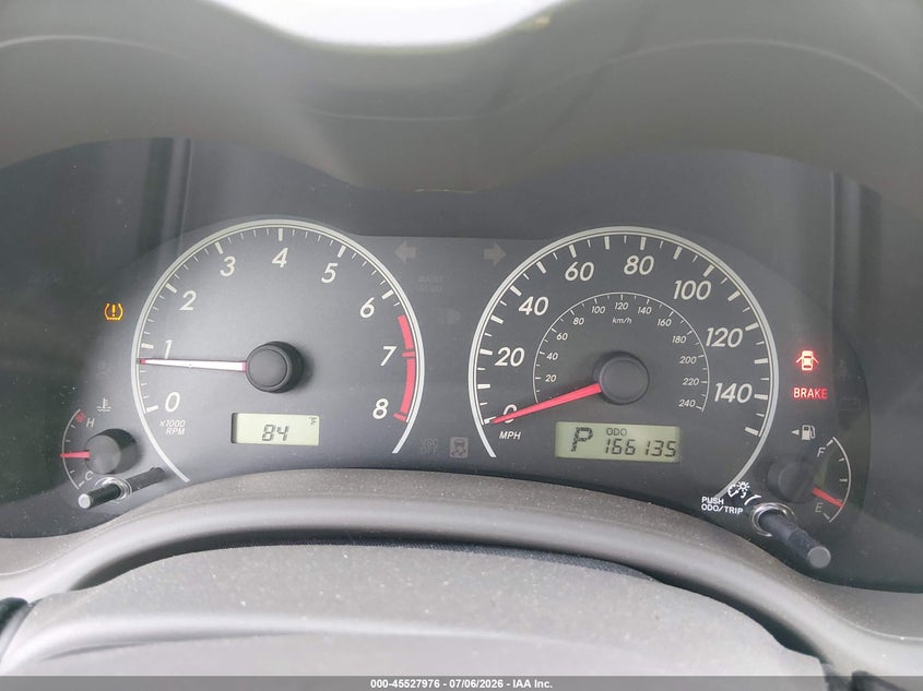 2009 TOYOTA COROLLA SEDAN 1.8L I-4 DOHC, VVT, 132HP