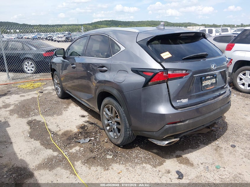 2016 LEXUS NX 200T auction photo 3