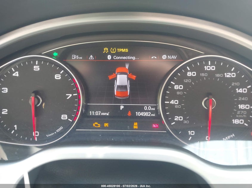 2015 Audi A8 3.0T VIN: WAUJGAFD8FN015578 Lot: 45528100