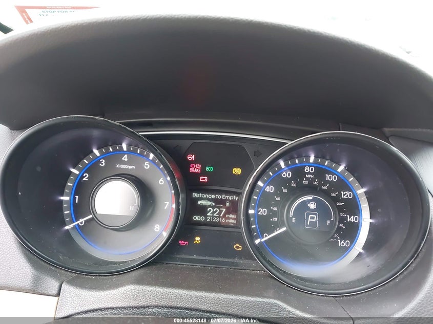 2014 HYUNDAI SONATA auction photo 7