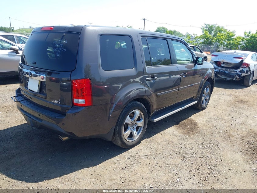 Vin: 5fnyf4h55eb009570, lot: 46026412, honda pilot ex-l 20144