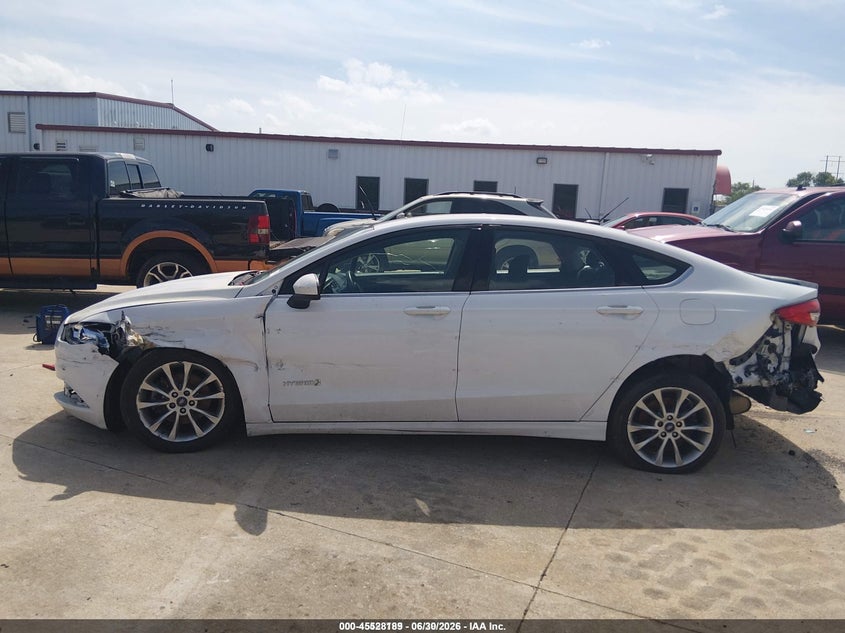 VIN 3FA6P0LU1HR355037 2017 FORD FUSION HYBRID SE
