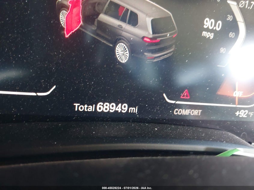 2019 BMW X7 xDrive40I VIN: 5UXCW2C52KL083302 Lot: 45528224