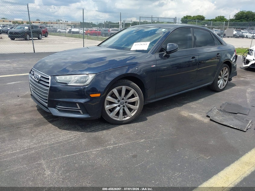 Vin: waukmaf40ja128471, lot: 46026505, audi a4 2.0t tech ultra premium/2.0t ultra premium 20182