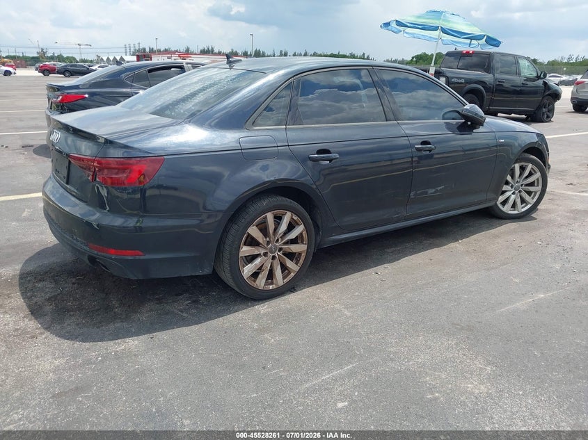 Vin: waukmaf40ja128471, lot: 46026505, audi a4 2.0t tech ultra premium/2.0t ultra premium 20184