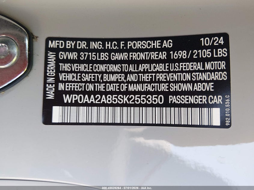 PORSCHE 718 CAYMAN - zdjęcie 9