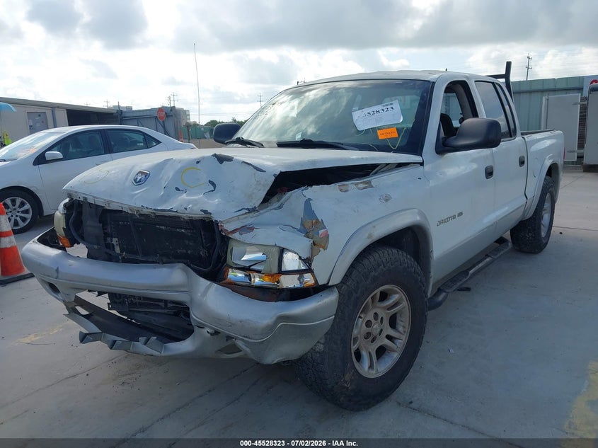 2002 Dodge Dakota Slt VIN: 1B7HL48N42S612713 Lot: 45528323