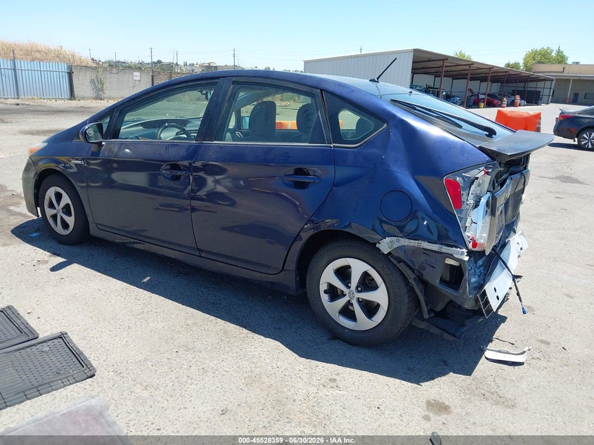2014 TOYOTA PRIUS auction photo 3