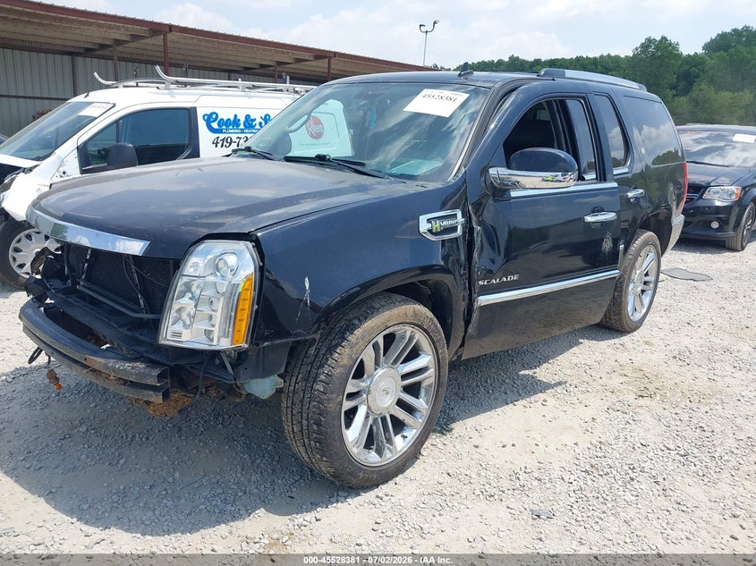 Vin: 1gys4fej2cr181811, lot: 46026625, cadillac escalade hybrid platinum edition 20122