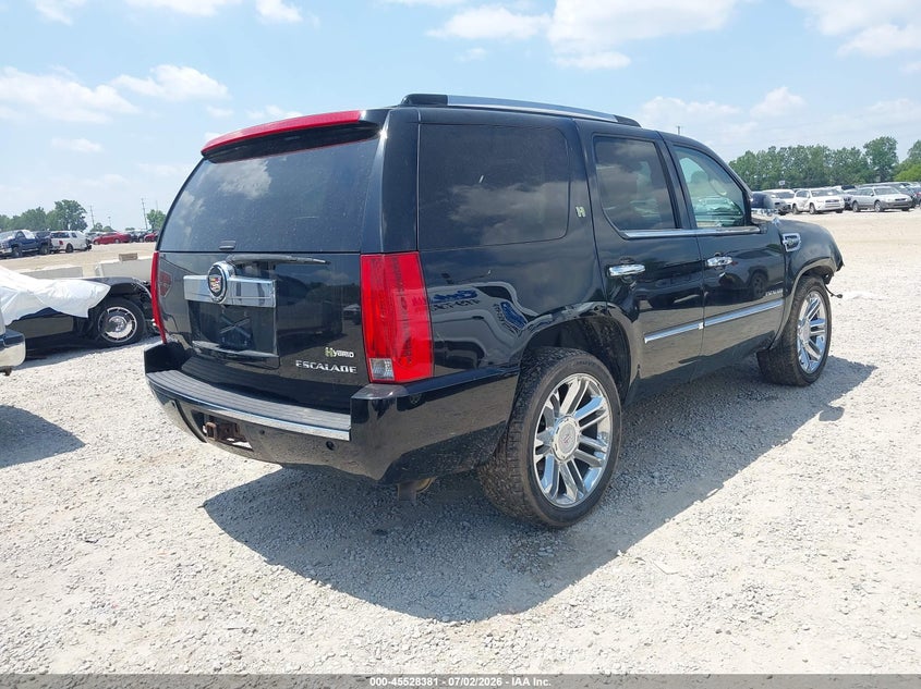 Vin: 1gys4fej2cr181811, lot: 46026625, cadillac escalade hybrid platinum edition 20124